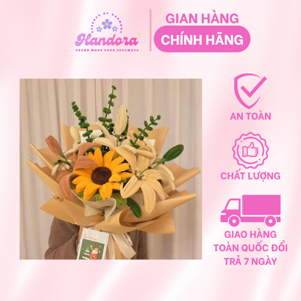 Bó Hướng Dương Từ Kẽm Nhung