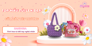 7 mẫu túi len đẹp cho tín đồ yêu thích handmade