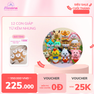 Mô hình 12 con giáp dễ thương