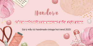 Hướng dẫn cách móc túi len nhung đũa cực xinh