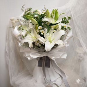 hoa lily trắng