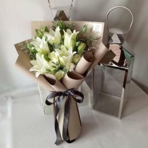 hoa lily trắng