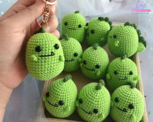 Móc khóa len handmade