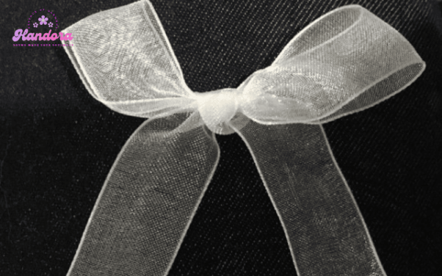 cách làm nơ bằng vải voan cho người mới